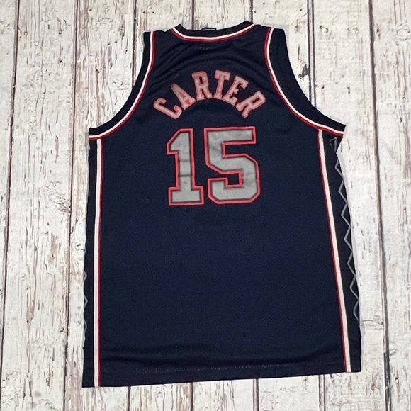 Vince Carter New Jersey Nets NBA Basketball Reebok Stitched Sports Jersey - Picture 2 of 13